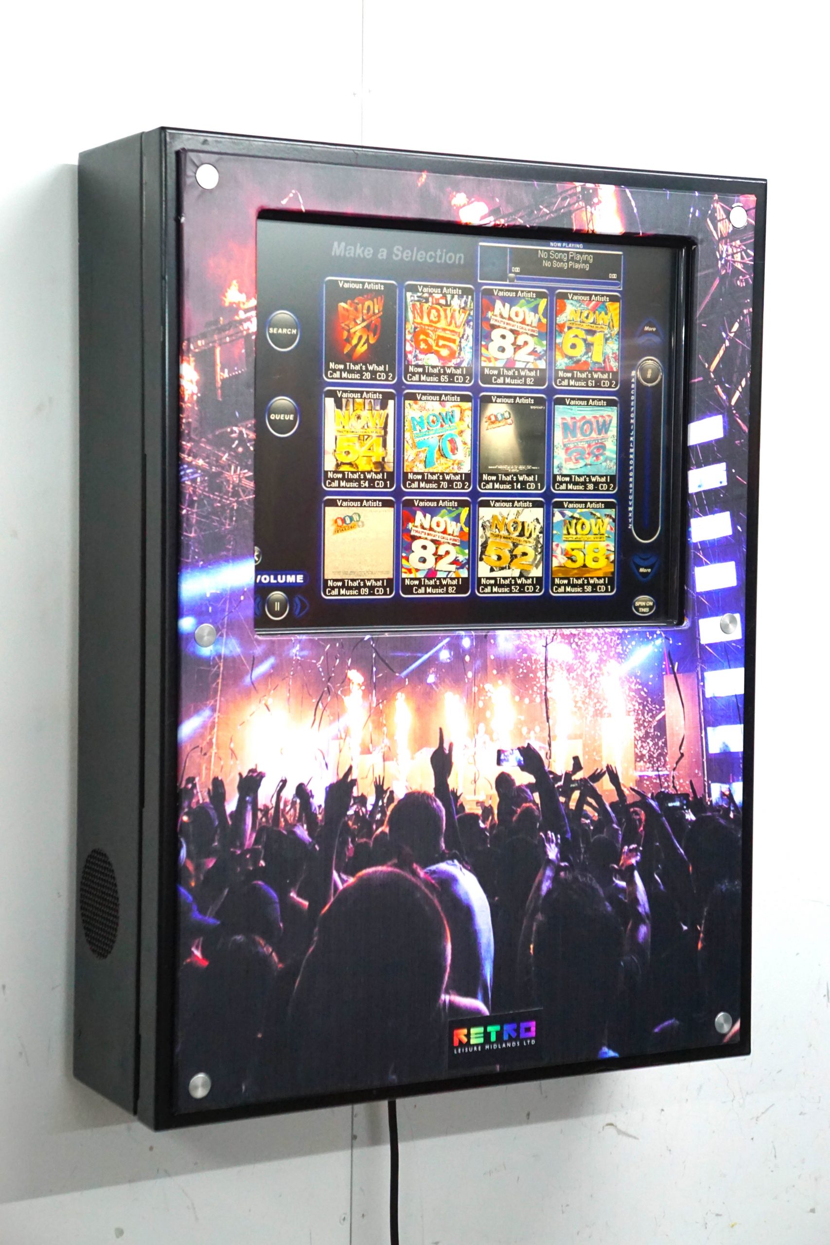 digital touch screen jukebox software